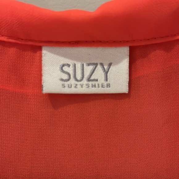 Light coral blouse SuzyShier - Picture 4 of 6
